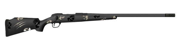 Fierce Firearms FCTRG65PRC22BBO CT Rage Full Size 6.5 PRC 4+1 22" Carbon Fiber Match Grade Threaded Barrel, Black Cerakote Titanium Drilled & Tapped Receiver, Picatinny Rail Forend, Urban Camo Monte Carlo Carbon Fiber Stock, Right Hand