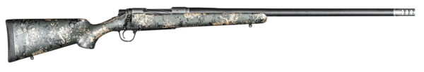 Christensen Arms 8010613600 Ridgeline FFT Full Size 6.5-284 Norma 4+1 22" Stainless Threaded Barrel, Stainless Drilled & Tapped Aluminum Receiver, Green w/Black/Tan Accents Fixed Sporter Carbon Fiber Stock, Right Hand