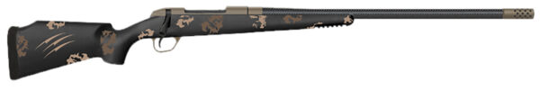 Fierce Firearms FCTRG7MMBC20BS CT Rage Full Size 7mm BC 3+1 20" Carbon Fiber Match Grade Threaded Barrel, Black Cerakote Titanium Drilled & Tapped Receiver, Picatinny Rail Forend, Sonora Ambush Camo Monte Carlo Carbon Fiber Stock, Right Hand