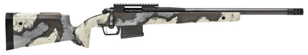Springfield Armory BAW920308CFD Model 2020 Waypoint 308 Win/7.62x51mm 5+1 20" Graphite Black Cerakote Carbon Fiber Steel Barrel, Graphite Black Cerakote Picatinny Rail Stainless Steel Receiver, Ridgeline Camo Fixed Carbon Fiber Stock