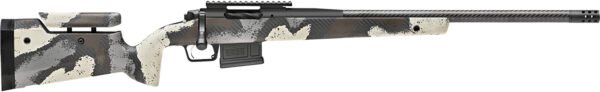 Springfield Armory BAW92265CMCFDA Model 2020 Waypoint Full Size 6.5 Creedmoor 5+1 22" Graphite Black Cerakote Carbon Fiber Barrel, Graphite Black Cerakote Stainless Steel Receiver, Picatinny Rail Adj Comb, Ridgeline Camo Carbon Fiber Stock Right Hand