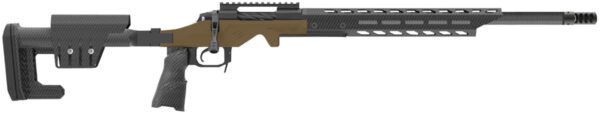 Fierce Firearms FMTR65PRC20BZ Reaper MTN 6.5 PRC 3+1 20" Carbon Fiber Match Grade Threaded Barrel, Bronze Cerakote Picatinny Rail Receiver, Carbon Fiber M-LOK Handguard, Adj Fold & Lock Black Carbon Fiber Stock, Vertical w/Thumb Shelf Grip, Ambidextrous