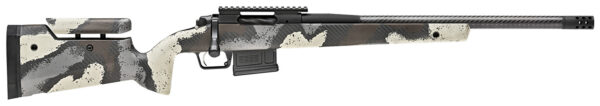Springfield Armory BAW9206CMCFDA Model 2020 Waypoint 6mm Creedmoor 5+1 20" Graphite Black Cerakote Carbon Fiber Steel Barrel, Graphite Black Cerakote Picatinny Rail Stainless Steel Receiver, Ridgeline Camo Hybrid Profile w/M-LOK Carbon Fiber Stock