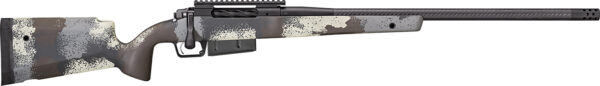 Springfield Armory BAW9247PRCCFD Model 2020 Waypoint Full Size 7mm PRC 3+1 24" Graphite Black Cerakote Carbon Fiber Barrel, Graphite Black Cerakote Picatinny Rail Stainless Steel Receiver, Ridgeline Camo Hybrid Profile w/M-LOK Carbon Fiber Stock