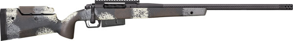 Springfield Armory BAW9247PRCCFDA Model 2020 Waypoint Full Size 7mm PRC 3+1 24" Graphite Black Cerakote Carbon Fiber Barrel, Graphite Black Cerakote Picatinny Rail Stainless Steel Receiver, Ridgeline Camo Adj Comb w/M-LOK Carbon Fiber Stock