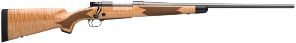 Winchester Repeating Arms 535218230 Model 70 Super Grade Full Size 7mm Rem 3+1 26" Blued High Polished Free Floating Steel Barrel, Blue High Polished Steel Drilled & Tapped Receiver, Gloss AAAA Maple Fixed w/Shadowline Cheekpiece Stock, Right Hand