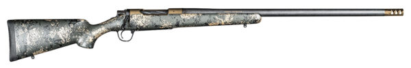 Christensen Arms 8010620000 Ridgeline FFT Full Size 300 Win Mag 3+1 22" Burnt Bronze Cerakote Threaded Barrel, Burnt Bronze Cerakote Drilled & Tapped Aluminum Receiver, Green w/Black/Tan Accents Fixed Sporter Carbon Fiber Stock, Right Hand