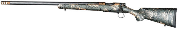 Christensen Arms 8010620700 Ridgeline FFT Full Size 6.5 Creedmoor 4+1 20" Burnt Bronze Cerakote Threaded Barrel, Burnt Bronze Cerakote Drilled & Tapped Aluminum Receiver, Green w/Black/Tan Accents Fixed Sporter Carbon Fiber Stock, Left Hand
