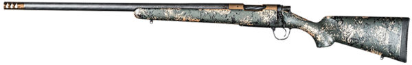 Christensen Arms 8010621200 Ridgeline FFT Full Size 308 Win 4+1 20" Burnt Bronze Cerakote Threaded Barrel, Burnt Bronze Cerakote Drilled & Tapped Aluminum Receiver, Green w/Black/Tan Accents Fixed Sporter Carbon Fiber Stock, Left Hand