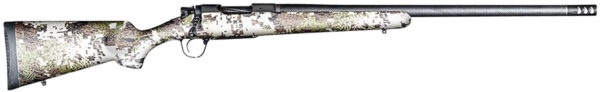 Christensen Arms 8010632400 Ridgeline FFT Full Size 7mm PRC 3+1 22" Black Nitride Threaded Barrel, Black Nitride Drilled & Tapped Aluminum Receiver, Sitka Subalpine Camo Fixed Sporter Carbon Fiber Stock, Right Hand