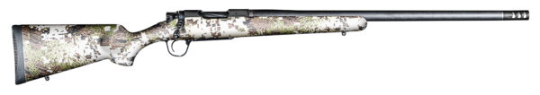 Christensen Arms 8010627900 Ridgeline FFT Full Size 300 PRC 3+1 22" Black Nitride Threaded Barrel, Black Nitride Drilled & Tapped Aluminum Receiver, Sitka Subalpine Camo Fixed Sporter Carbon Fiber Stock, Right Hand