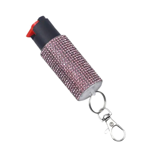 PSPI EC14STUDPK-C ELIMINTR PEPPR .5 KEYRNG PNK