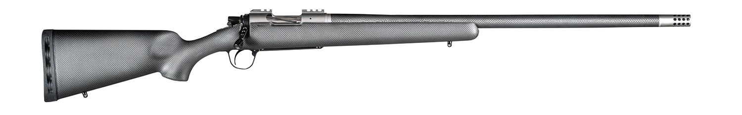 Christensen Arms CA10268H14235 Summit TI Full Size 6.5 Creedmoor 4+1, 24" Natural Titanium Steel Threaded Barrel, Natural Titanium Aluminum Receiver, Natural Carbon Fiber Fixed Sporter Stock