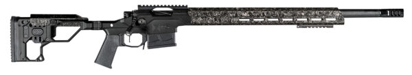 Christensen Arms 8010300600 Modern Precision Full Size 6.5 PRC 5+1, 24" Carbon Fiber Target Profile/Threaded Steel Barrel, Black Nitride Aluminum Receiver, Black Anodized Billet Chassis w/Folding & MagneLock Technology Stock, Black Polymer Grip