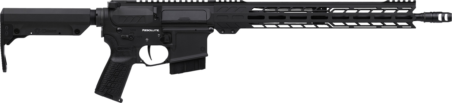 CMMG 34A120F-AB Resolute MK4 338 ARC 10+1 16.10" Black Nitride Threaded Barrel, Black Armor Cerakote Picatinny Rail Aluminum Receiver, EML 15" M-LOK Handguard, Adjustable Polymer Stock, CMMG Zeroed Grip, Right Hand