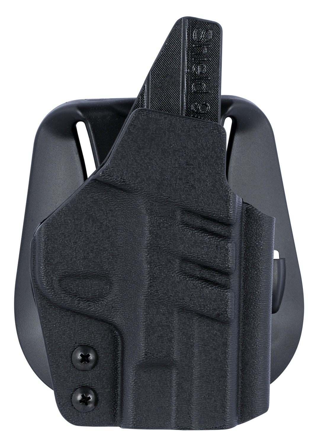1791 Gunleather TACPDHOWBSHIELDBLKR Tactical Kydex OWB Black Kydex Paddle Fits S&W M&P Shield/S&W M&P Shield Plus