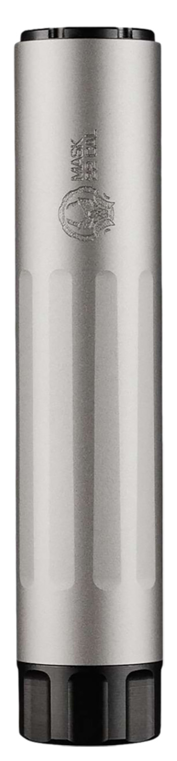 Dead Air MASK22SIL Mask HD Silver 22 LR Silencer