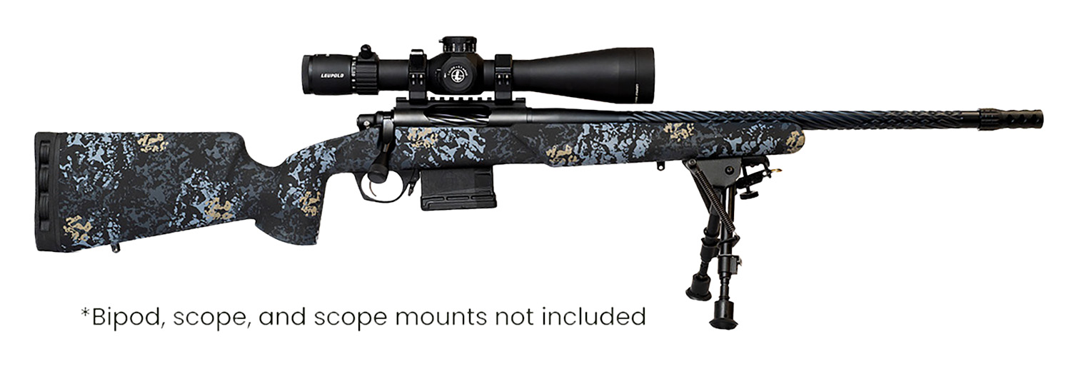 Horizon Firearms HRF-VNP-7PRC-22R Vandal Prime 7mm PRC 22" Black Chrome Spiral Fluted Threaded Barrel, Black Chrome Steel Receiver w/Picatinny Rail, Arca Rail Forend, Textured Iota EKO Carbon Fiber Stock, Right Hand