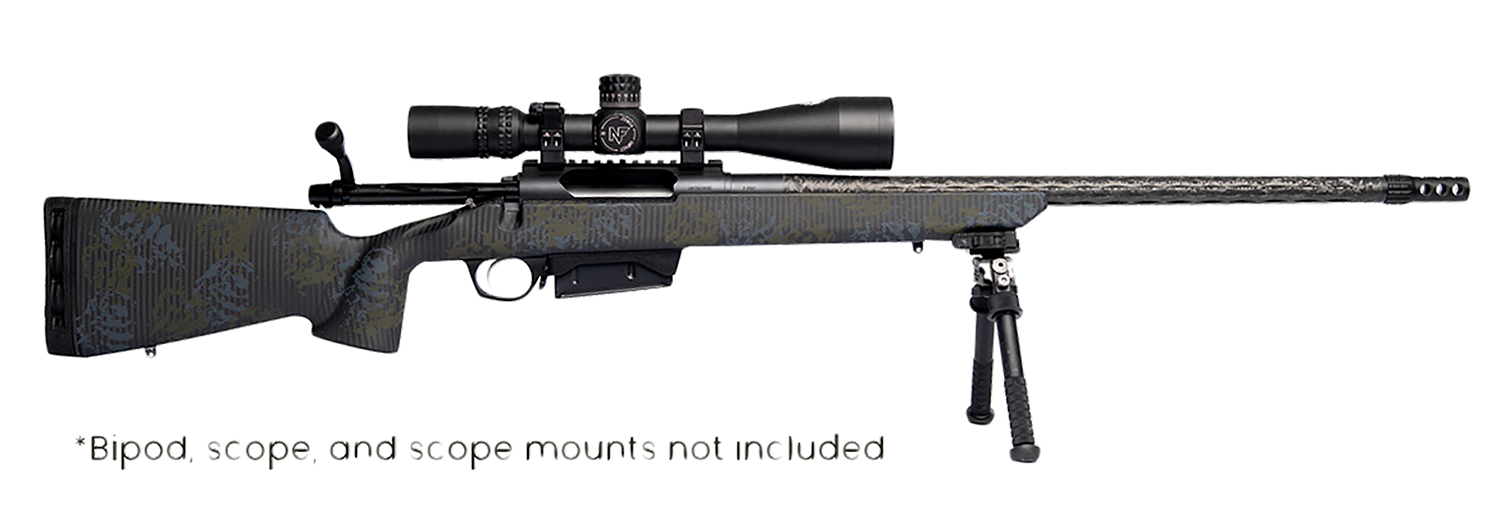 Iota Outdoors HRF-VC2-300W-22R Vandal Carbon II 300 Win Mag 22" Black Fluted Barrel, Black Drilled & Tapped Receiver, Black Iota EKO X Carbon Fiber Stock