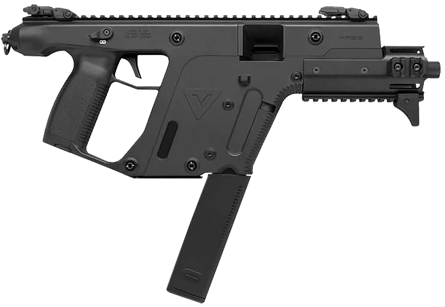 Kriss USA KV10PBL30 Vector Enhanced SDP Gen2 10mm Auto 33+1 6.50" Black Nitride Threaded Barrel, M-LOK Handguard, Black Picatinny Rail Receiver, MK5M Modular Rail, Black Polymer Grip, Glock Magazine Compatible
