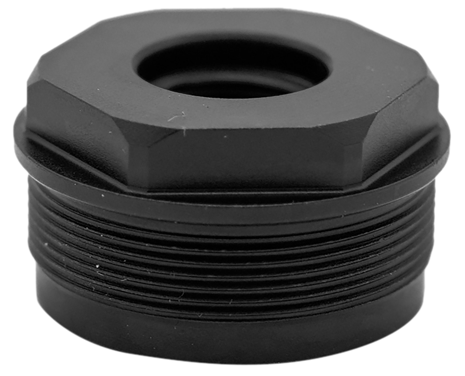 Huxwrx 1985 Direct Thread Adapter Fits 5/8"x24 Steel Black Nitride