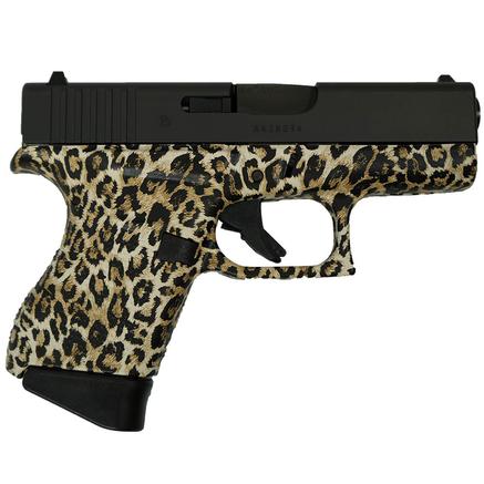 CSSI Exclusive Glock 43 Semi-Auto SUB COMPACT 9MM 3.4" 2-6 Round LEOPARD PRINT Custom Firearm