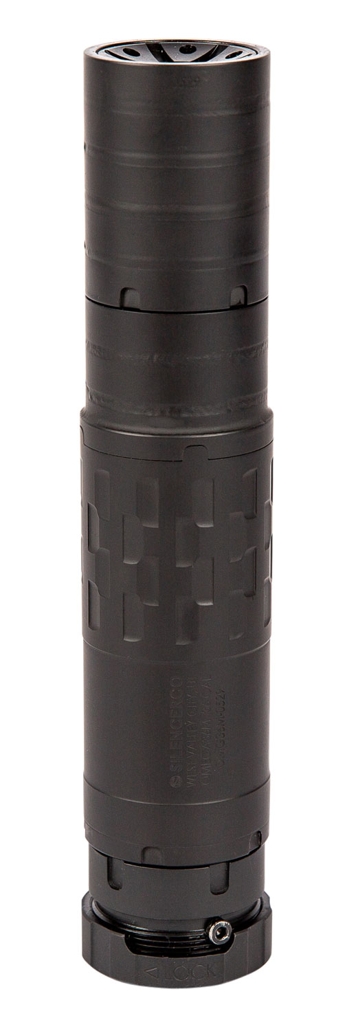 SilencerCo SU4735 Omega 36M 36 Cal 1.57" Diameter Black Cerakote Titanium/Stainless Steel